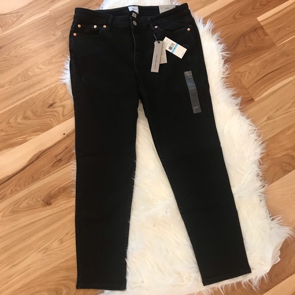 CALVIN KLEIN Black Ankle Skinny Stretch Jeans - Picture 4 of 7